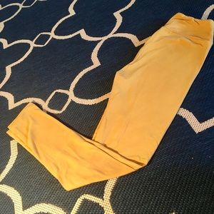 LuLaRoe OS mustard legging